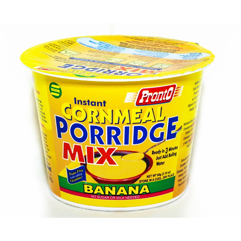 Pronto Instant Porridge Mix Cup, 60g (3 Packs)